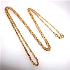 James Avery 14K Yellow Gold Cable Chain Necklace